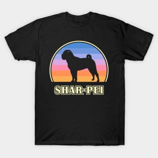 Chinese Shar-Pei Vintage Sunset Dog T-Shirt